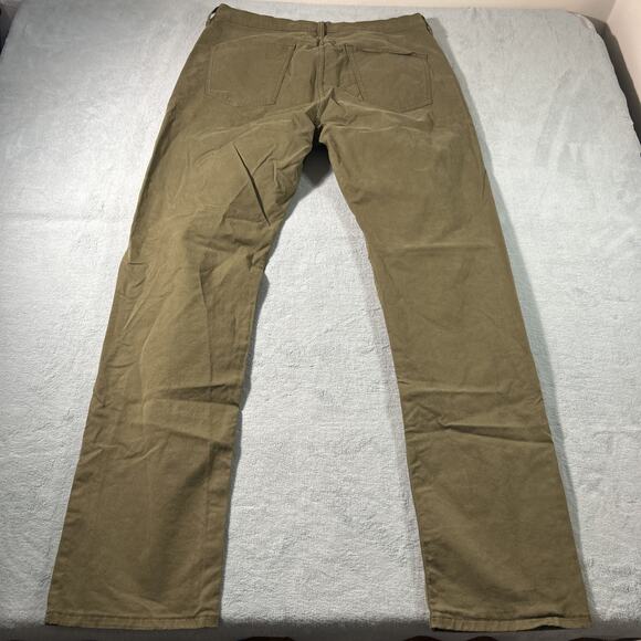 Flint & Tinder Straight Fit Pants Mens 36x34 Green Professional Office - Picture 2 of 12